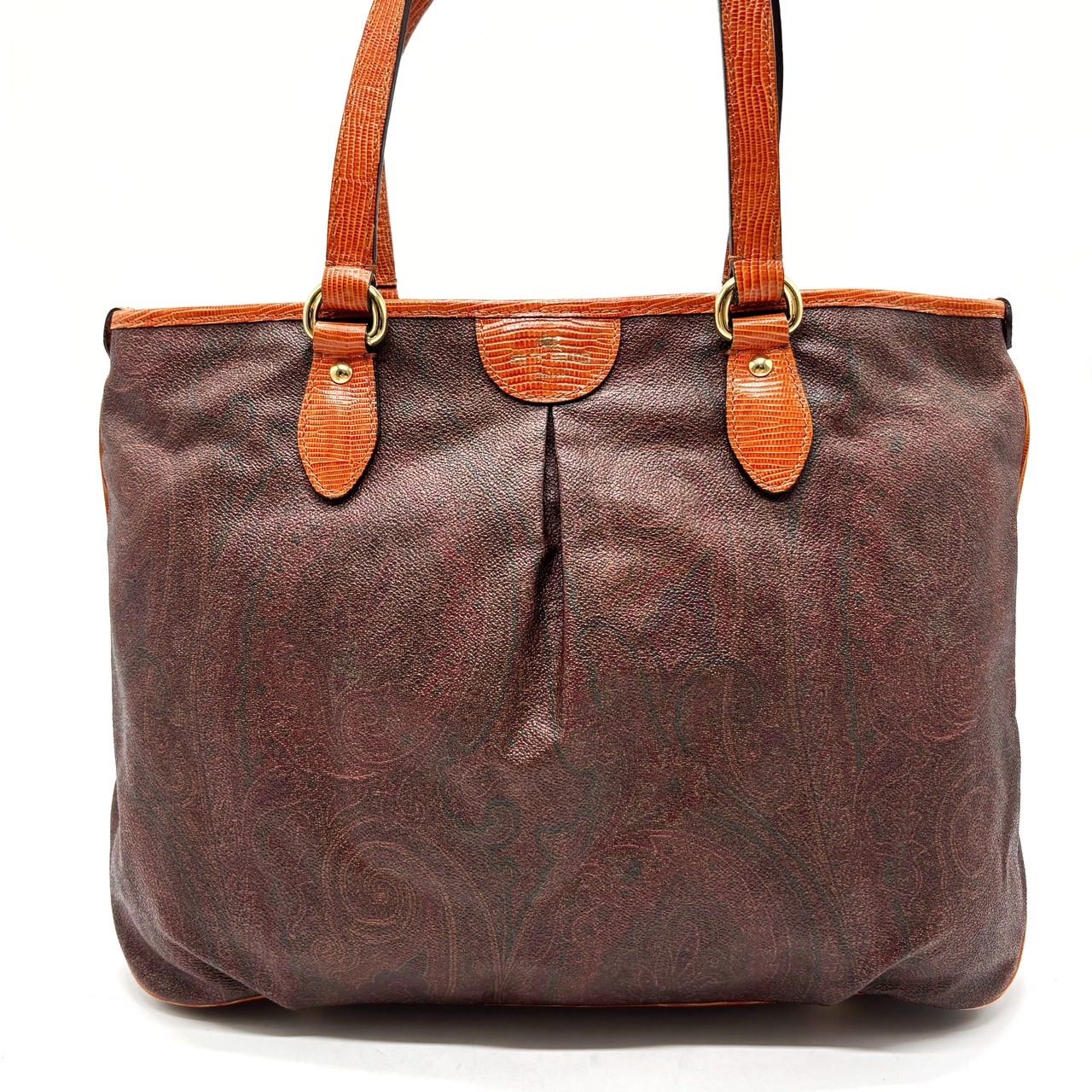 良品】 ETRO エトロ トートバッグ ハンドバッグ ショルダーバッグ 