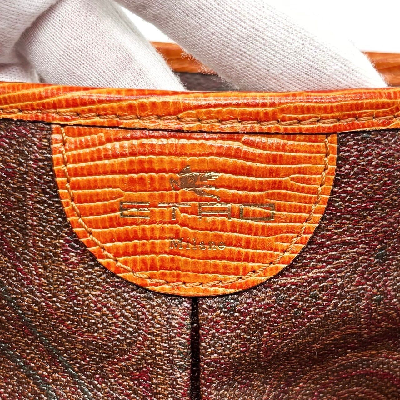 良品】 ETRO エトロ トートバッグ ハンドバッグ ショルダーバッグ 