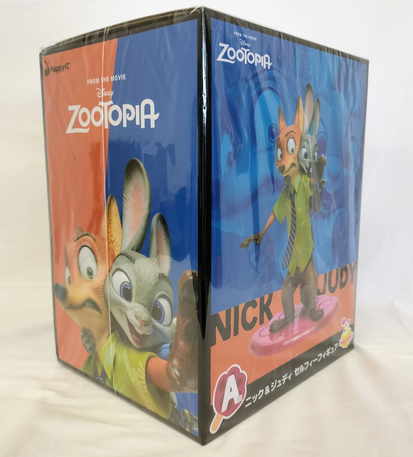 ズートピア Happyくじ A賞 ニック&ジュディ セルフィー フィギュア 未
