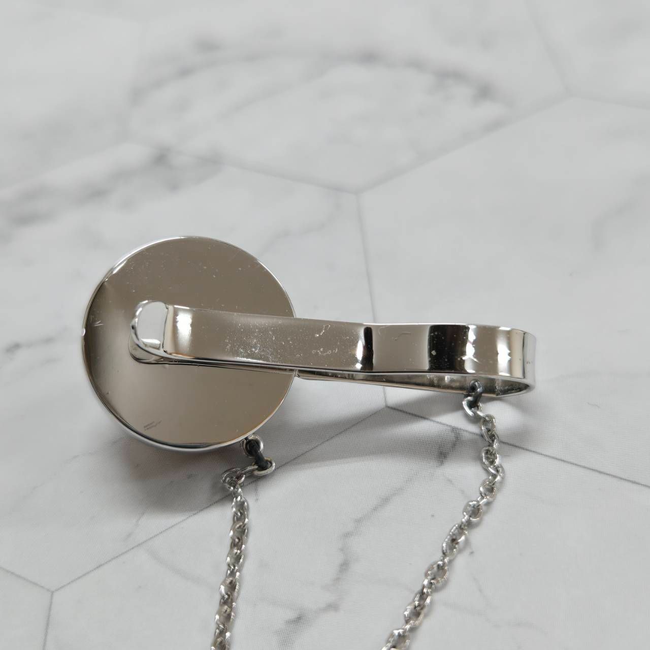 TASAKI 田崎真珠 タサキ マベパール ネクタイピン S刻印 シルバー