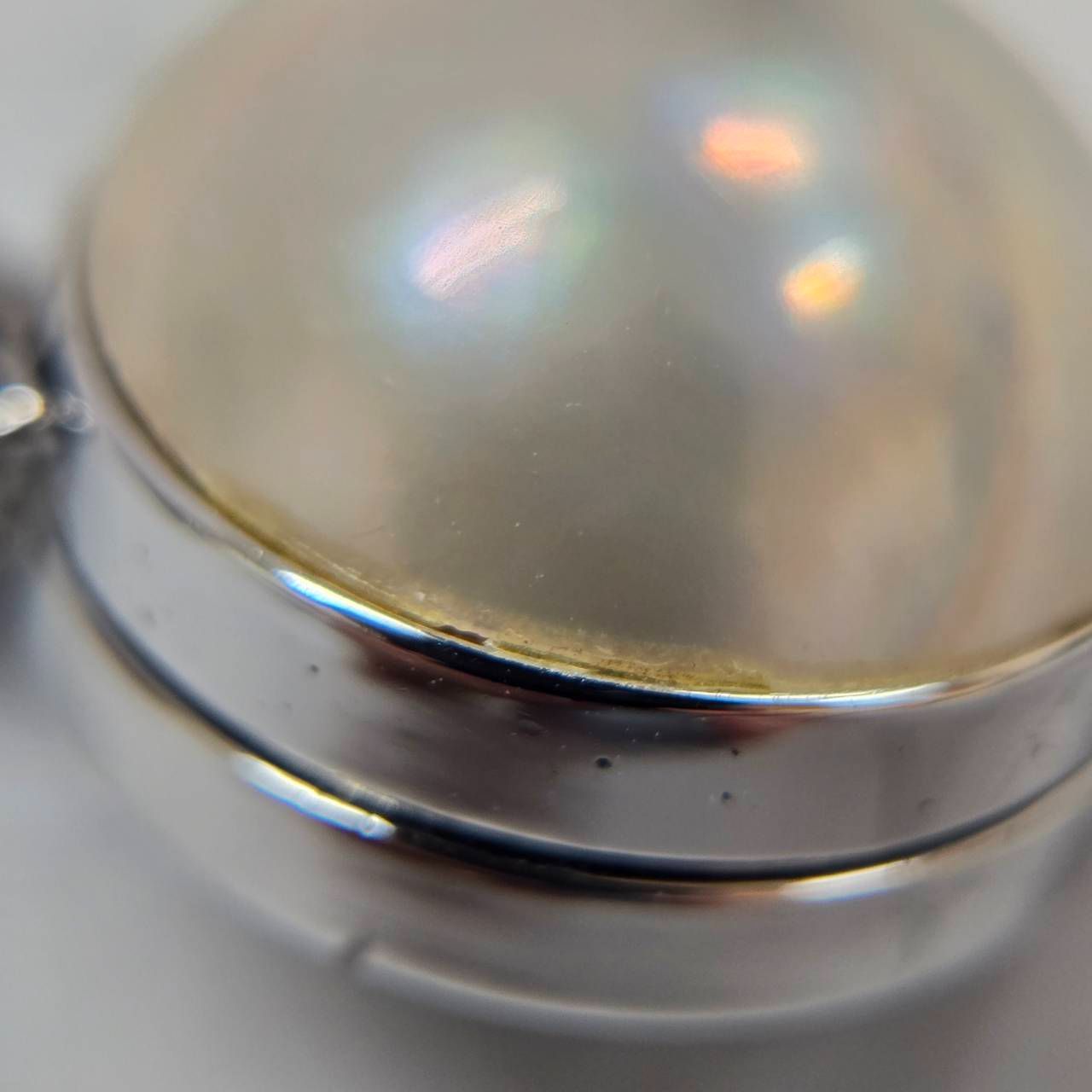 TASAKI 田崎真珠 タサキ マベパール ネクタイピン S刻印 シルバー