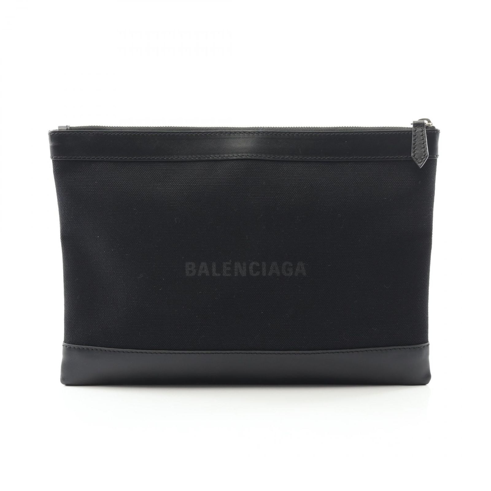 BALENCIAGA バレンシアガ ネイビークリップ M セカンドバッグ クラッチバッグ