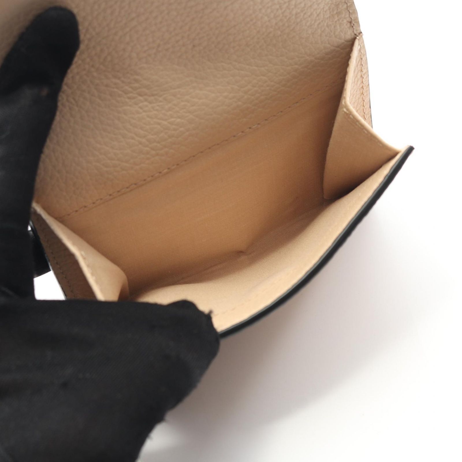  Chloe クロエ ALPHABET アルファベット スモール トリフォールドウォレット 三つ折り財布 二つ折り財布 折り財布