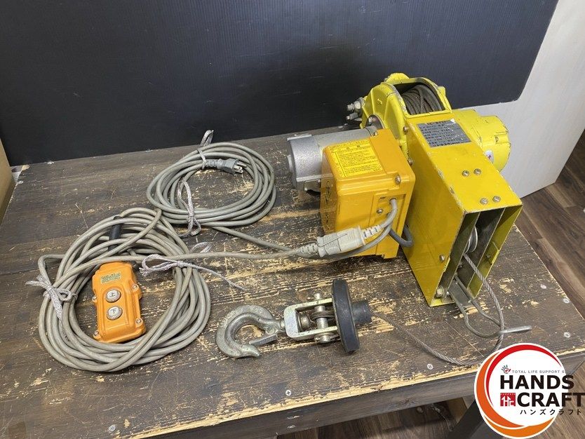 品 トーヨーコーケン BH-430 ベビーホイスト 小型ウインチ 単相100V 50 60Hz 定格荷重 130kg 揚程 30m