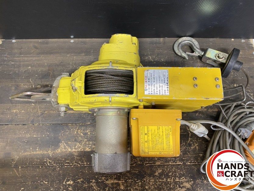  品 トーヨーコーケン BH 430 ベビーホイスト 小型ウインチ 単相100 V 50 60 Hz 定格荷重 130 kg 揚程 30 m その他 電動工具 エア工具