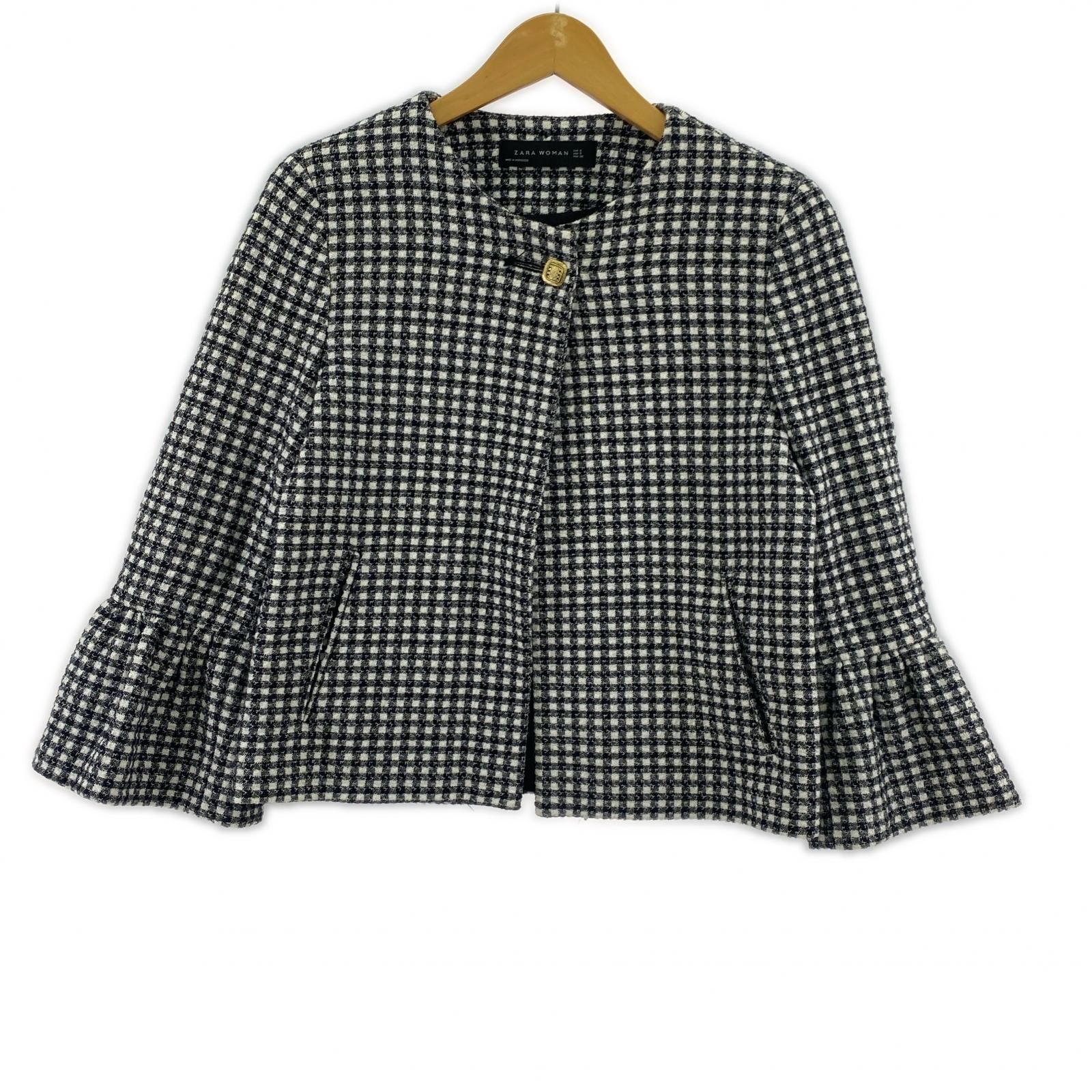 サラウーマン ZARA WOMAN ザラ ウーマン ボア ロング コート sizeM/ベージュ