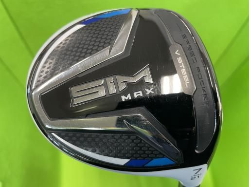 テーラーメイド　SIM MAX 7W 中古】 テーラーメイド SIM MAX 7W フェアウェイウッド FW リシャフト
