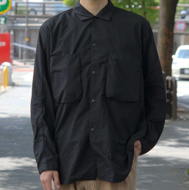 BLURHMS ブラームス 日本製 Nylon Utility Shirt Jacket ナイロン