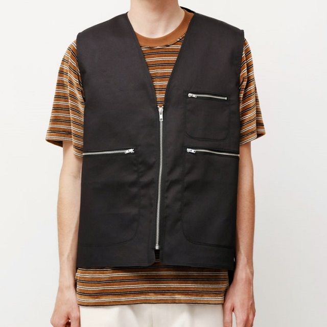 CAMIEL FORTGENS カミエル フォートヘンス フランス製 ZIP VEST WATER