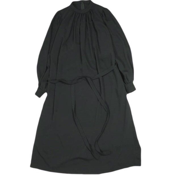 Graphpaper グラフペーパー Satin Puff Sleeve Dress サテンパフスリーブドレス GL191-60069 00 BLACK ワンピース トップス g24070