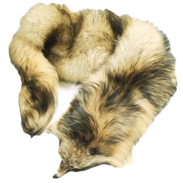 The FRANKLIN TAILORED フランクリンテーラード ラクーンマフラー 89AG2 BROWN ファー g24052