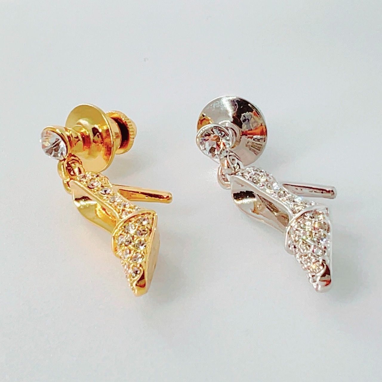 ヴィンテージ PERU 18K シルバー製オーバル型ペンダントブローチ 刻印