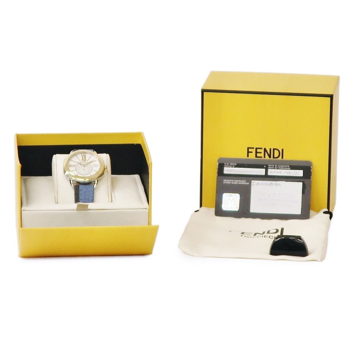 フェンディ 腕時計 F8121345H0 鑑定済み ブランド - メルカリ