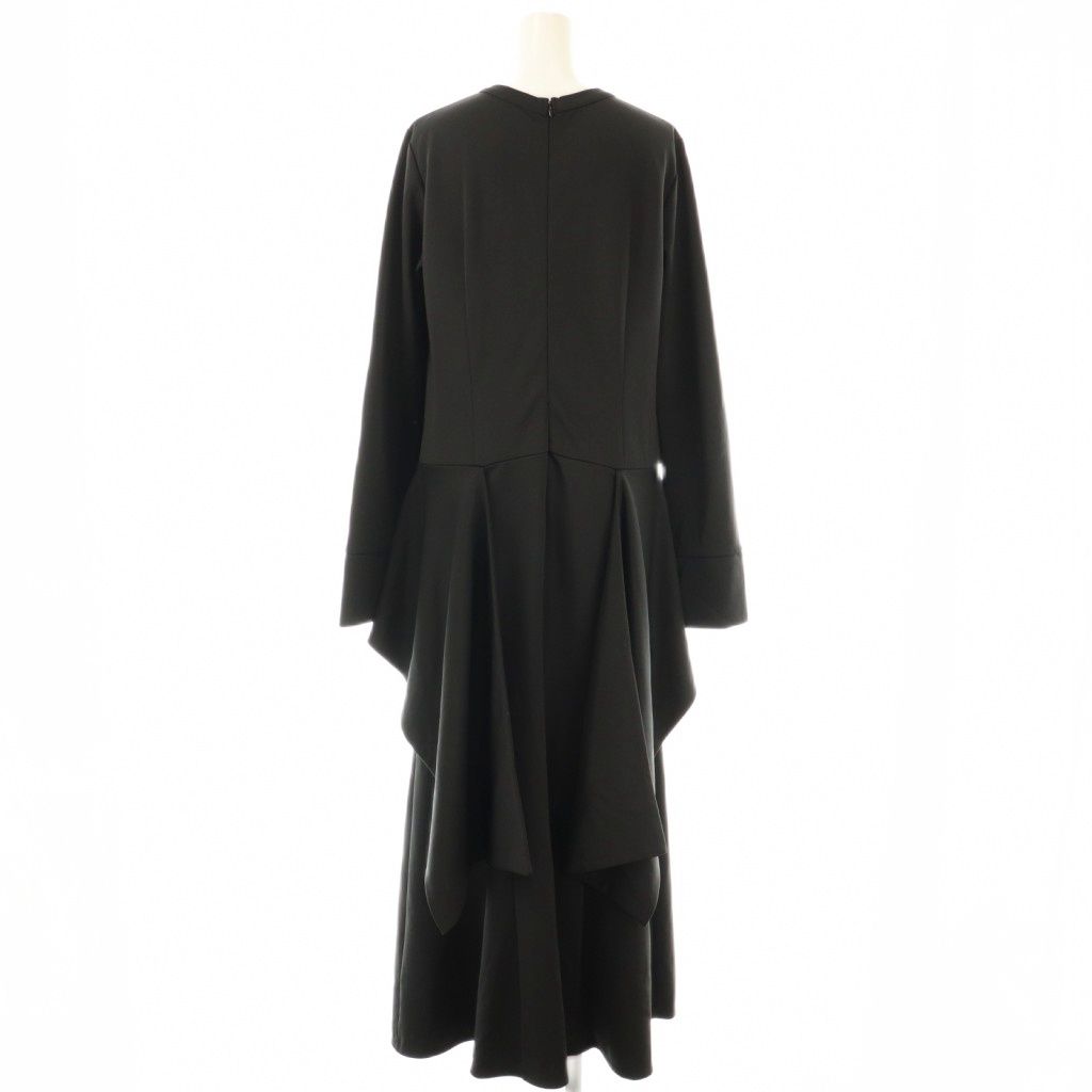 アンスリード UN 3 D. 23 SS ボンディング ラッフル ワンピース 38 ブラック ES OS