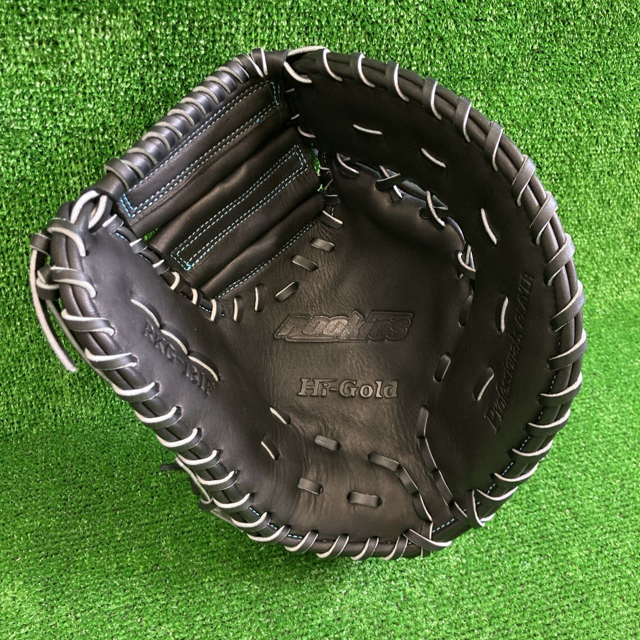 成熟した 30％引 ハイゴールド 少年軟式用ファーストミット ブラック RKG131F 【限定品】