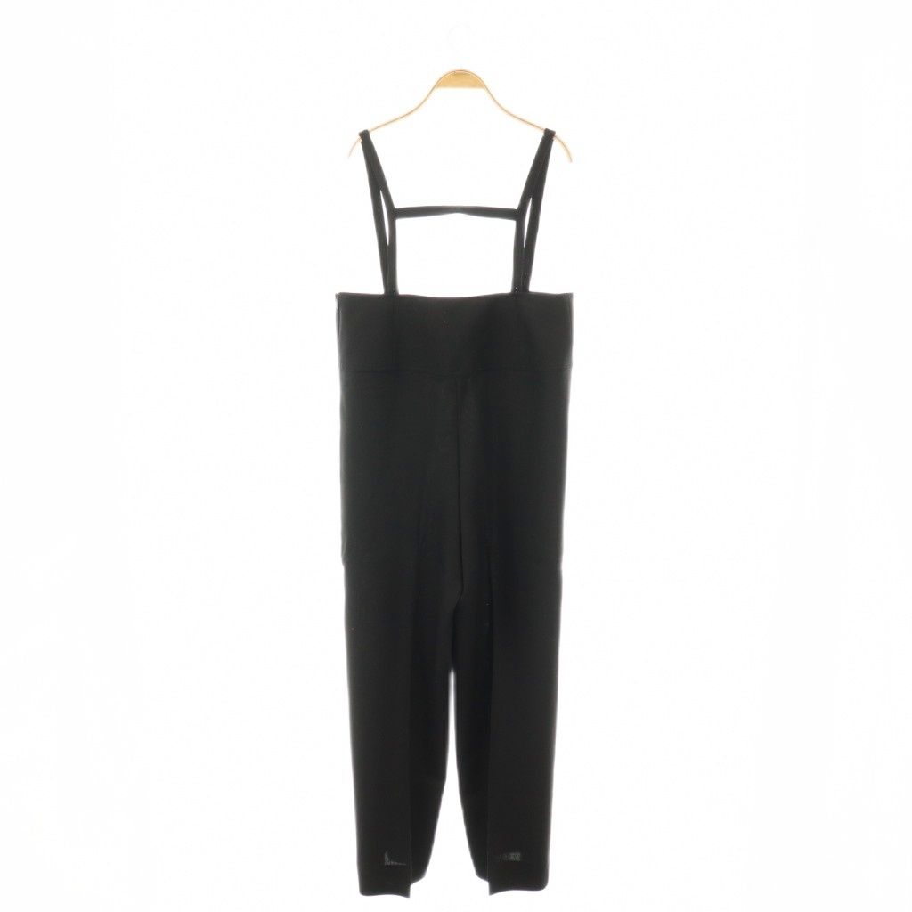 ヨリ yori 24 SS ドライツイードサロペット オーバーオール 38 ブラック CX OS