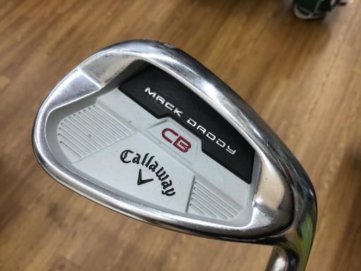 キャロウェイ MACK DADDY CB クロムメッキ 50° 12° ウェッジ WG 純正特注シャフト フレックスS メンズ 男性用 右利き 右用 Cランク ゴルフクラブ