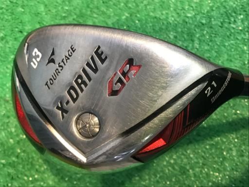 【中古】 ブリヂストン TOURSTAGE X-DRIVE GR(2010) U3 ユーティリティ UT Tour AD B10-03u (フレックスS) メンズ 男性用 右利き 右用 Cランク ゴルフクラブ