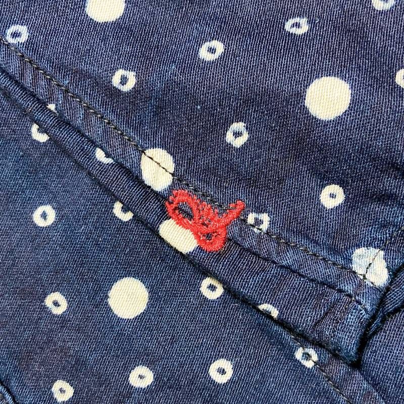 長袖シャツ インディゴ