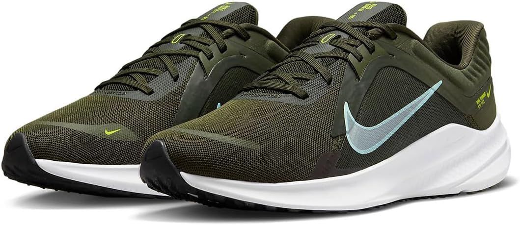 ナイキ クエスト 5 QUEST 5 カーゴカーキ セコイア ホワイト グレイシャーブルー DD0204-300 25.5cm 25.5 cm