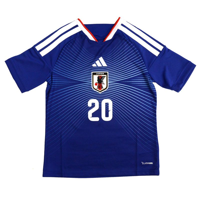 キッズ アディダス サッカー日本代表 2026 ホーム ユニフォーム 背番号20 久保建英 ジュニア JAPAN 26 SS UV 719-JZ 9688 20