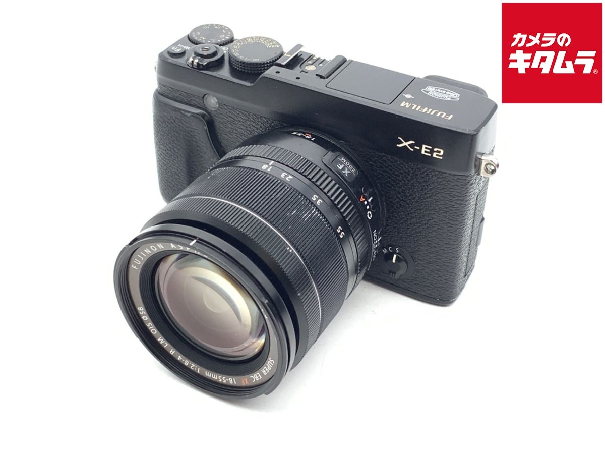 並品 フジフイルム X-E2 レンズキット ブラック