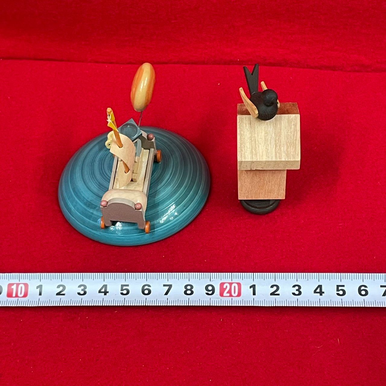 ヴィンテージ ドイツ エルツ山地 ERZGEBIRGISCHE VOLKSKUNST 木製玩具