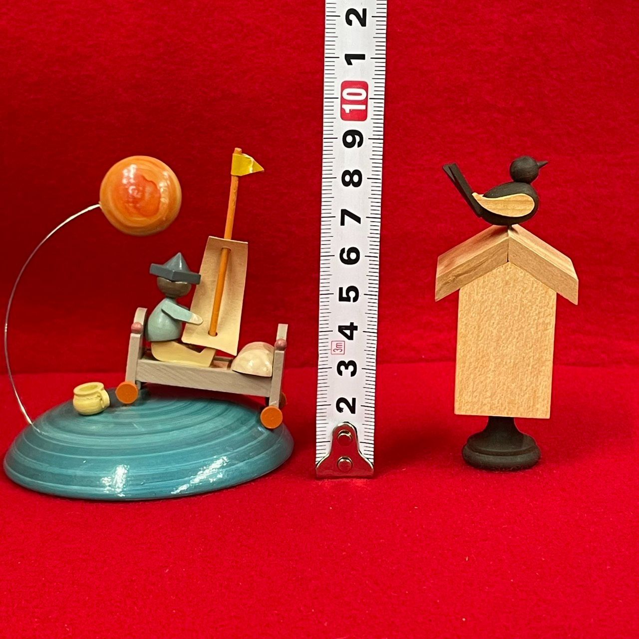 ヴィンテージ ドイツ エルツ山地 ERZGEBIRGISCHE VOLKSKUNST 木製玩具