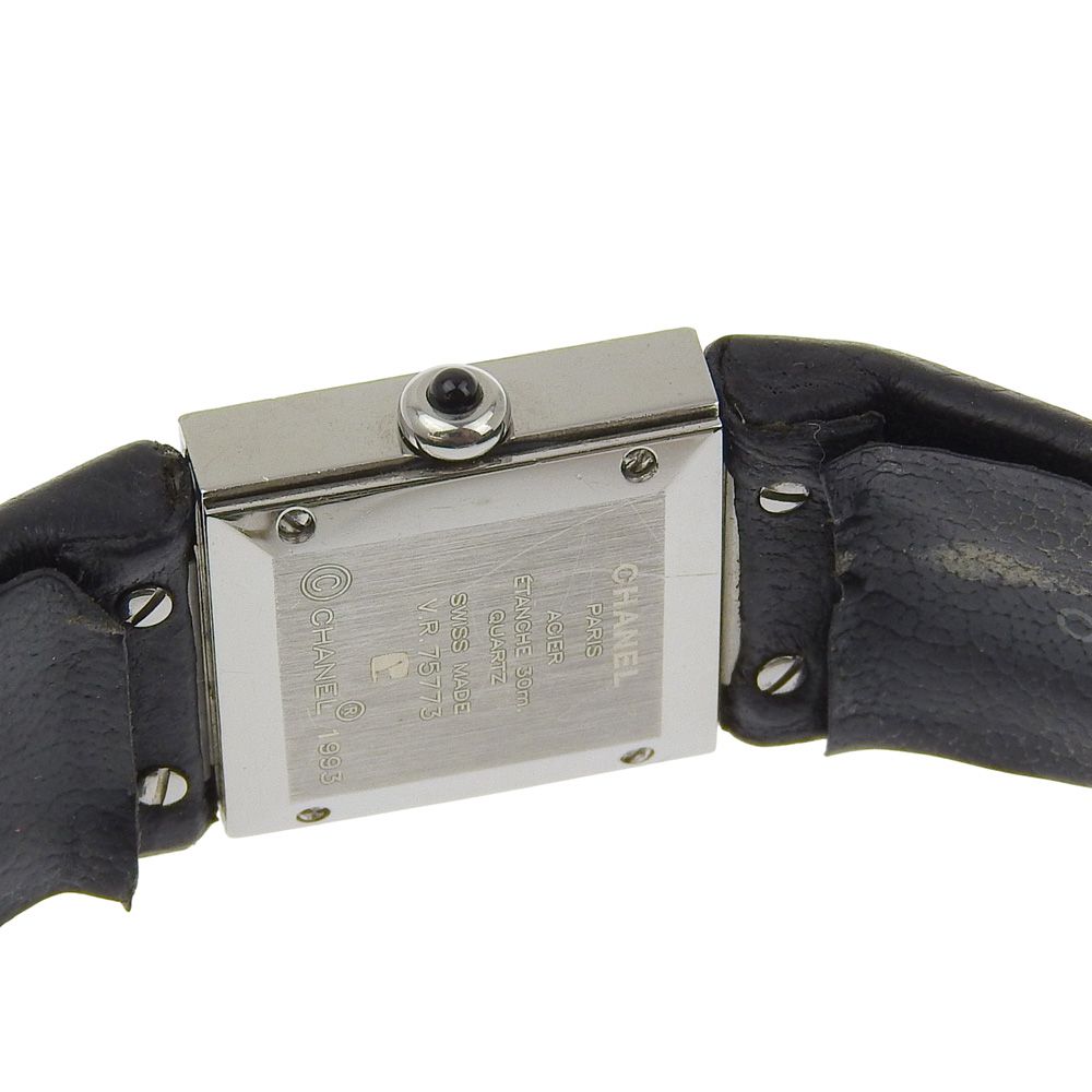 CHANEL】シャネル マトラッセ H0116 ステンレススチール×レザー