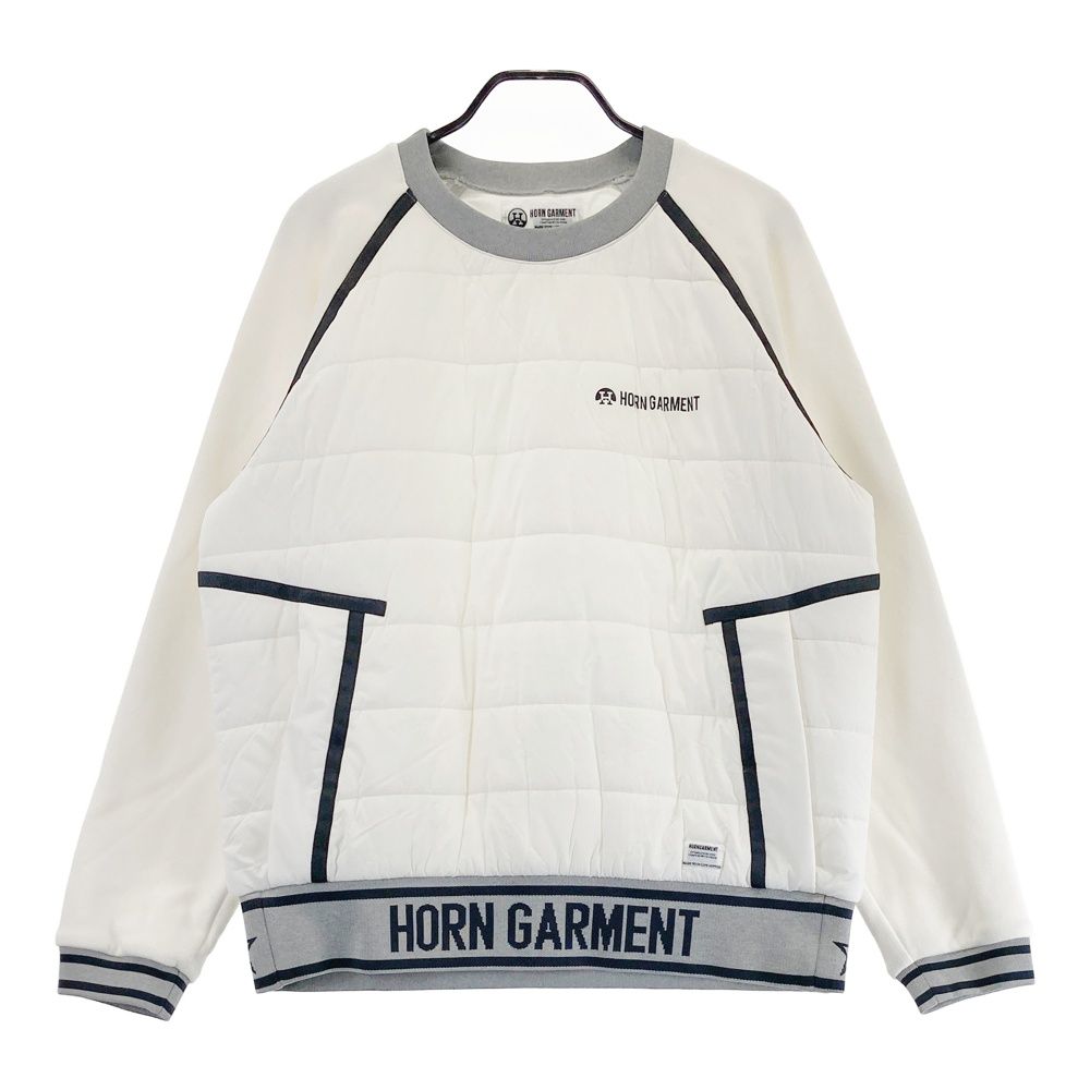 サイズ 50 HORN GMT ホーン ガーメント 裏起毛 切替 中綿ブルゾン ホワイト系 240101463117 ゴルフウェア メンズ ストスト