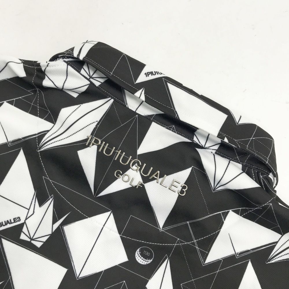 サイズ：5 1PIU1UGUALE3 GOLF 半袖ポロシャツ 総柄 ブラック系