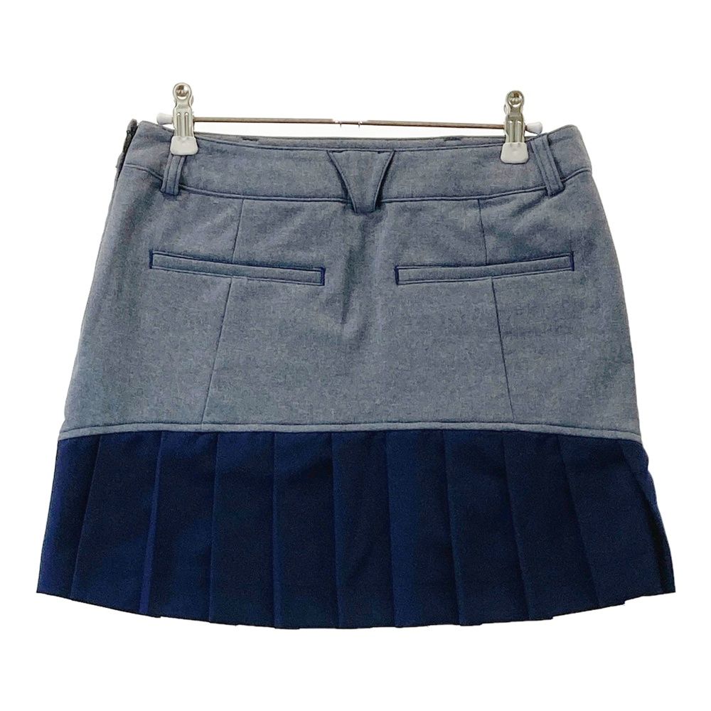 TAYLOR MADE プリーツ　スカート グレー/ネイビー サイズ：S TAYLOR MADE テーラーメイド 2023年モデル インナー付 裾