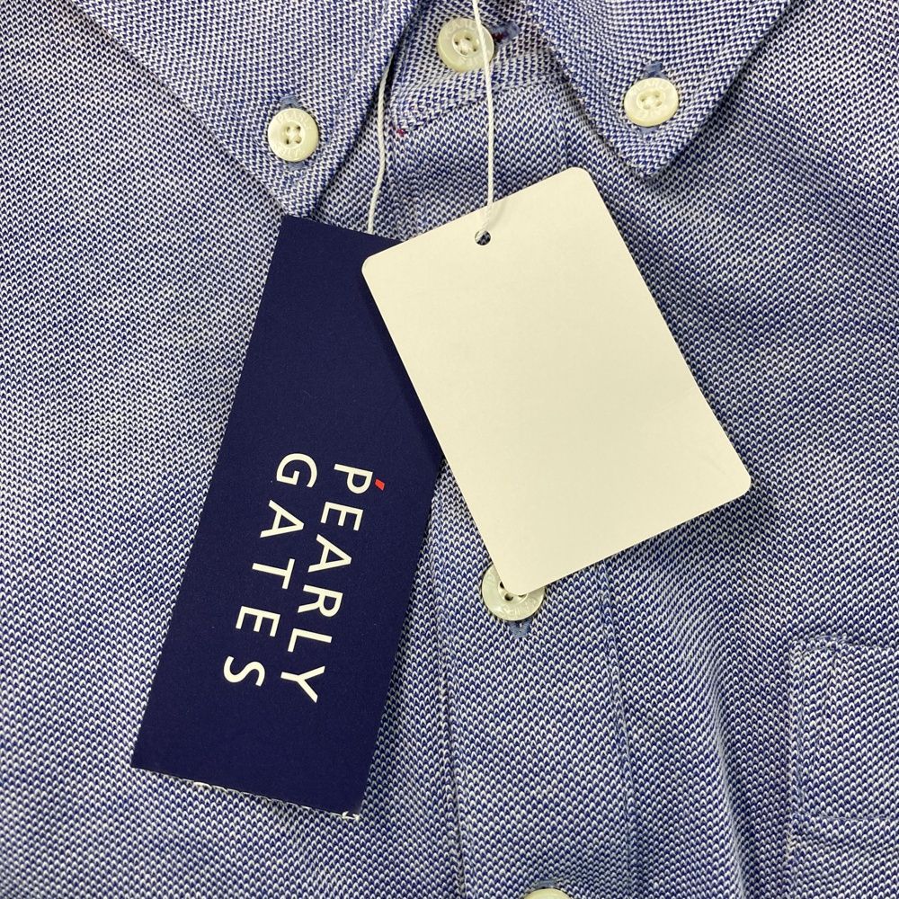 サイズ：5 PEARLY GATES パーリーゲイツ 良い 長袖ポロシャツ ブルー系