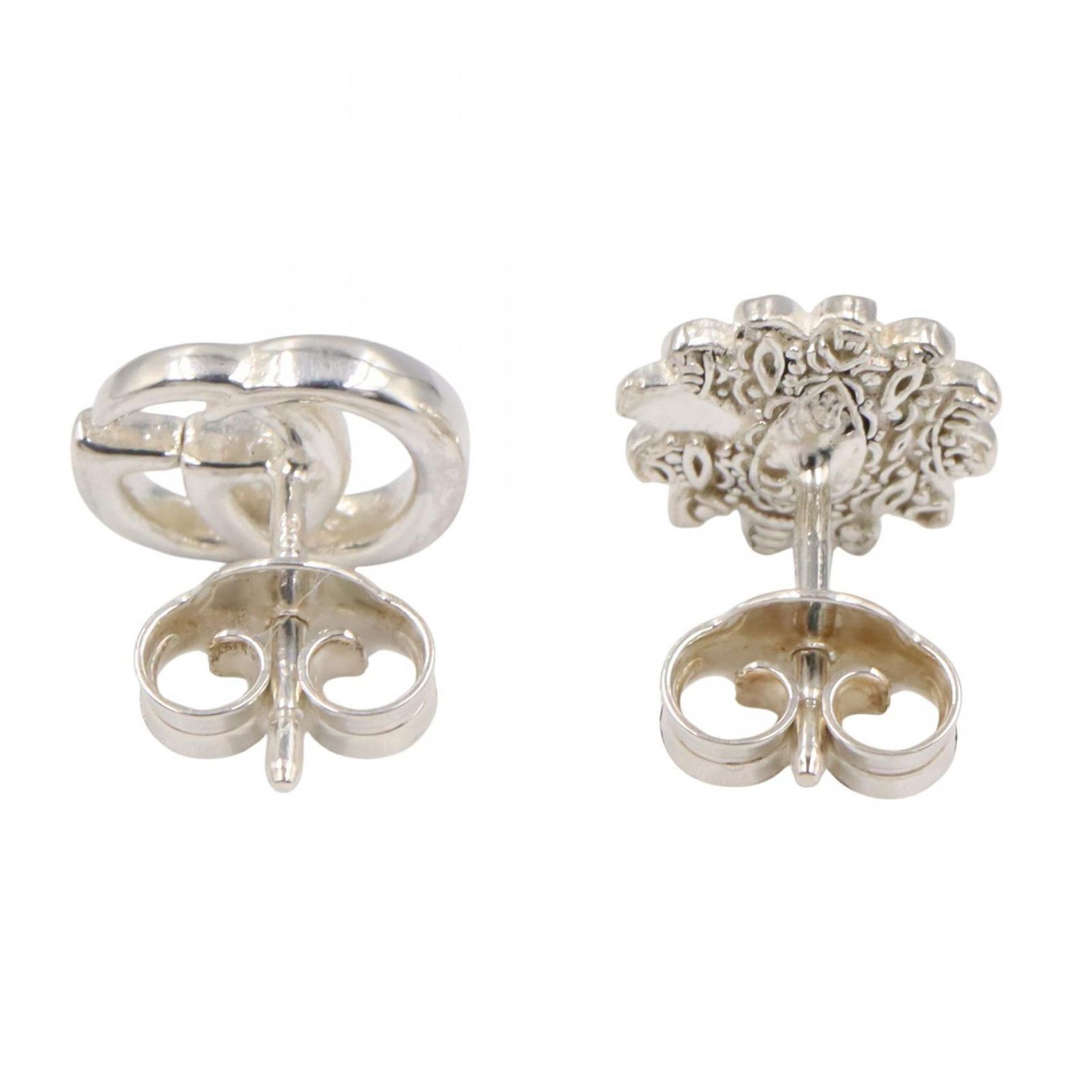 グッチ GUCCI ピアス ダブルG スタッズ マザーオブパール 527390 シルバー925 ユニセックス A