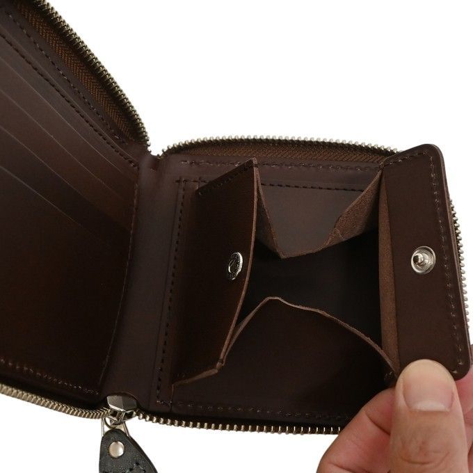 KC,s ケイシイズ ビルフォールド ラウンドジップ ウォレット