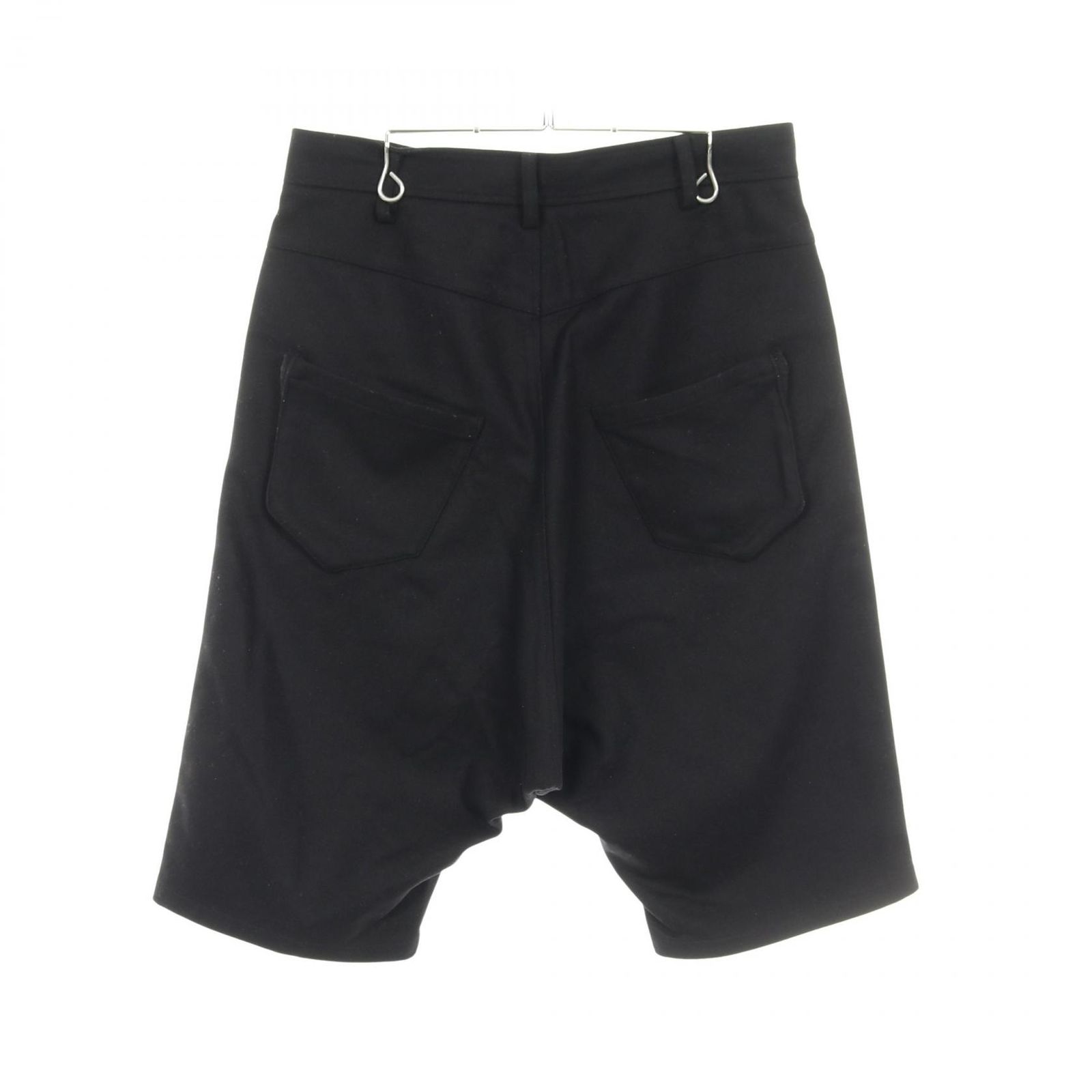 ワイスリー Y-3 サルエルパンツ CE8663 ブラック ウール ハーフパンツ メンズ Used A