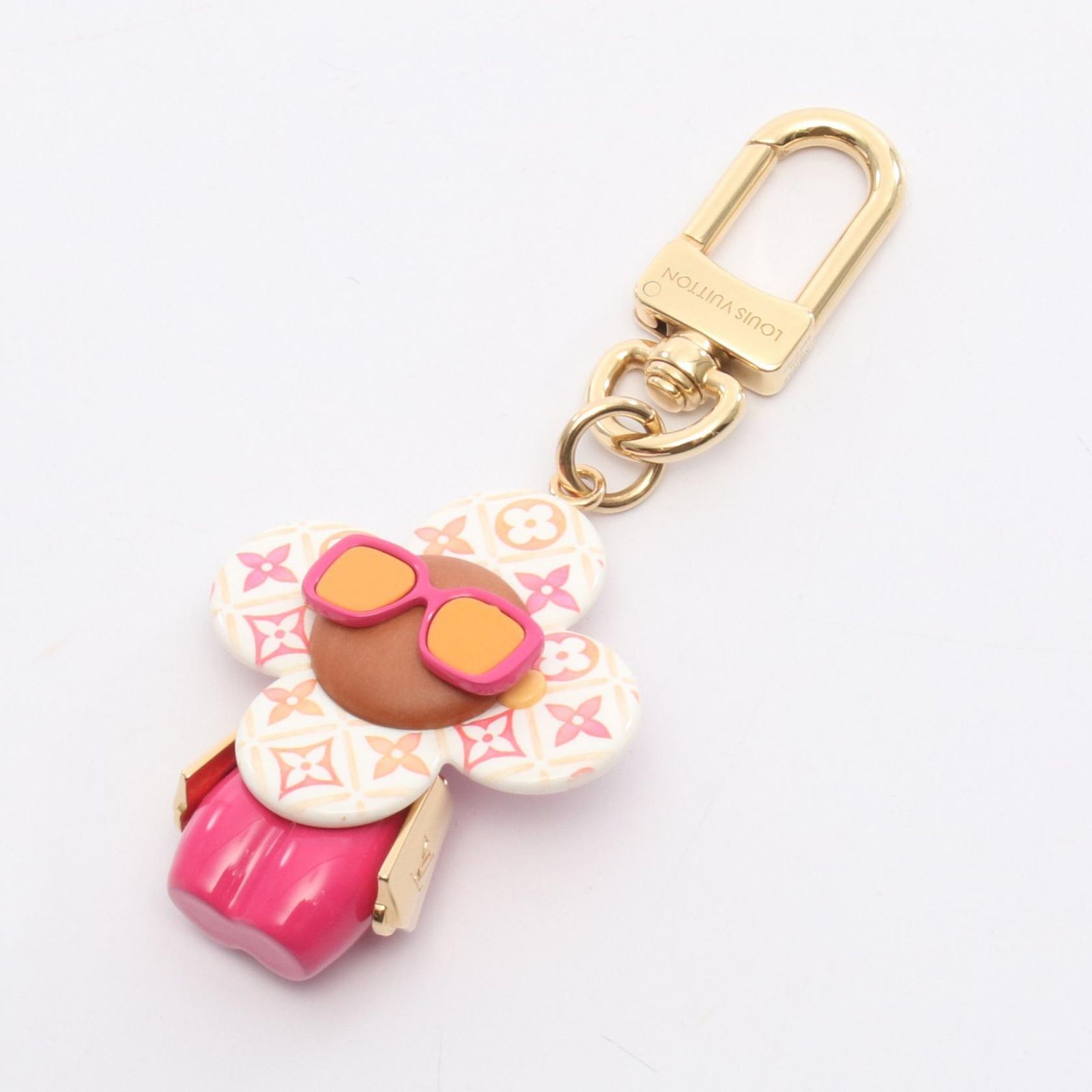 ルイ ヴィトン LOUIS VUITTON チャーム ヴィヴィエンヌ モノグラムタイル M01958 ローズ その他 バッグチャーッム ヴィヴィエンヌ レディース Used A