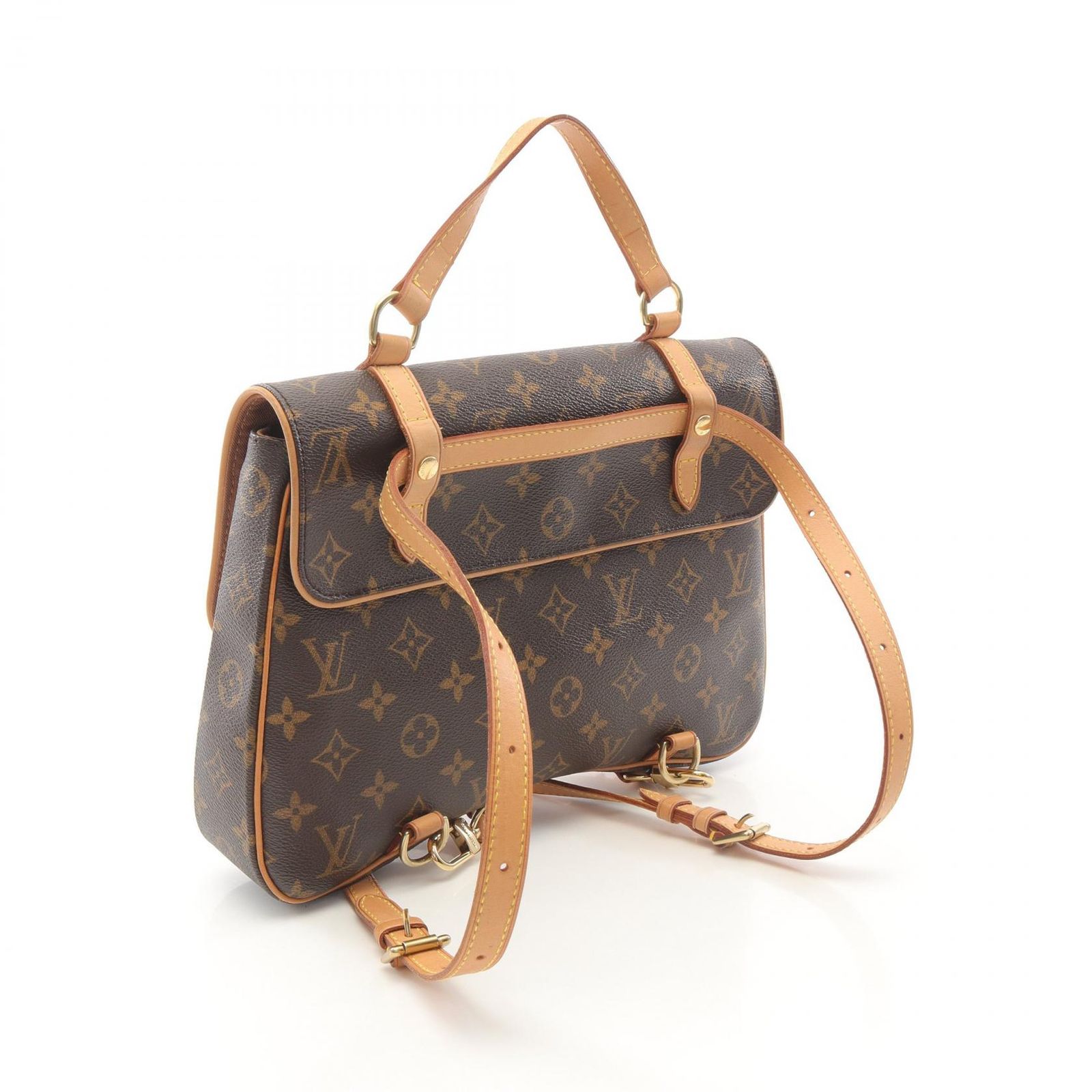 ルイ ヴィトン LOUIS VUITTON リュックサック バックパック マレルサックアド M51158 PVCコーティングキャンバス レザー マレル サック ア ド レディース Used A