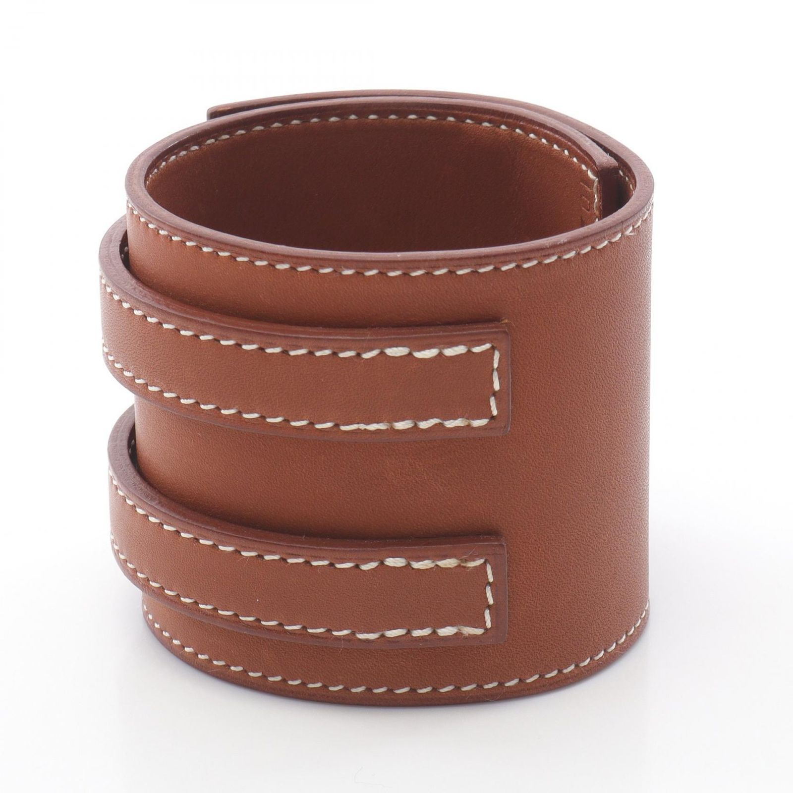 エルメス HERMES ブレスレット フォーブ レザー バングル レディース A