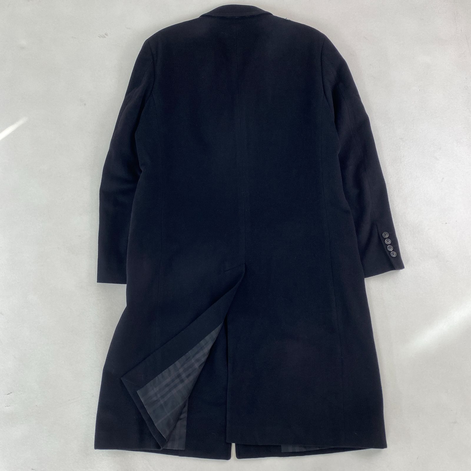 バーバリーロンドン ロングコート ノバチェック カシミヤ セール中