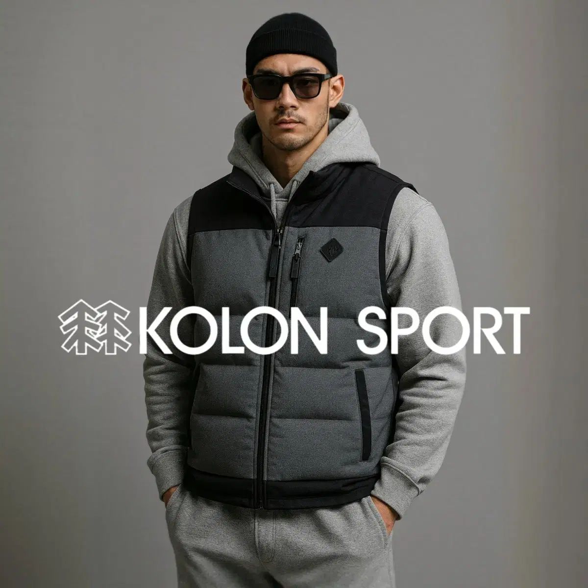 KOLON SPORT コーロンスポーツ 機能性 ダウンベスト ユニセックス