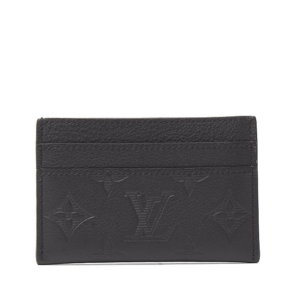 ルイヴィトン カードケース メンズ モノグラムシャドウ ポルトカルトダブル ノワール Louis Vuitton M81415