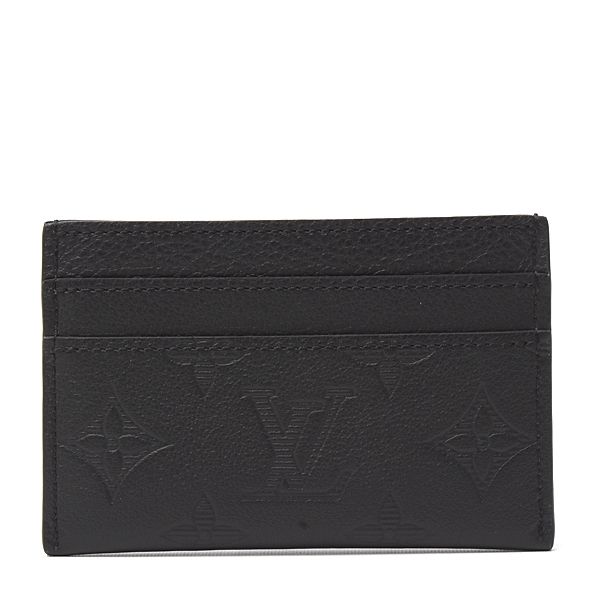 ルイヴィトン カードケース メンズ モノグラムシャドウ ポルトカルトダブル ノワール Louis Vuitton M81415