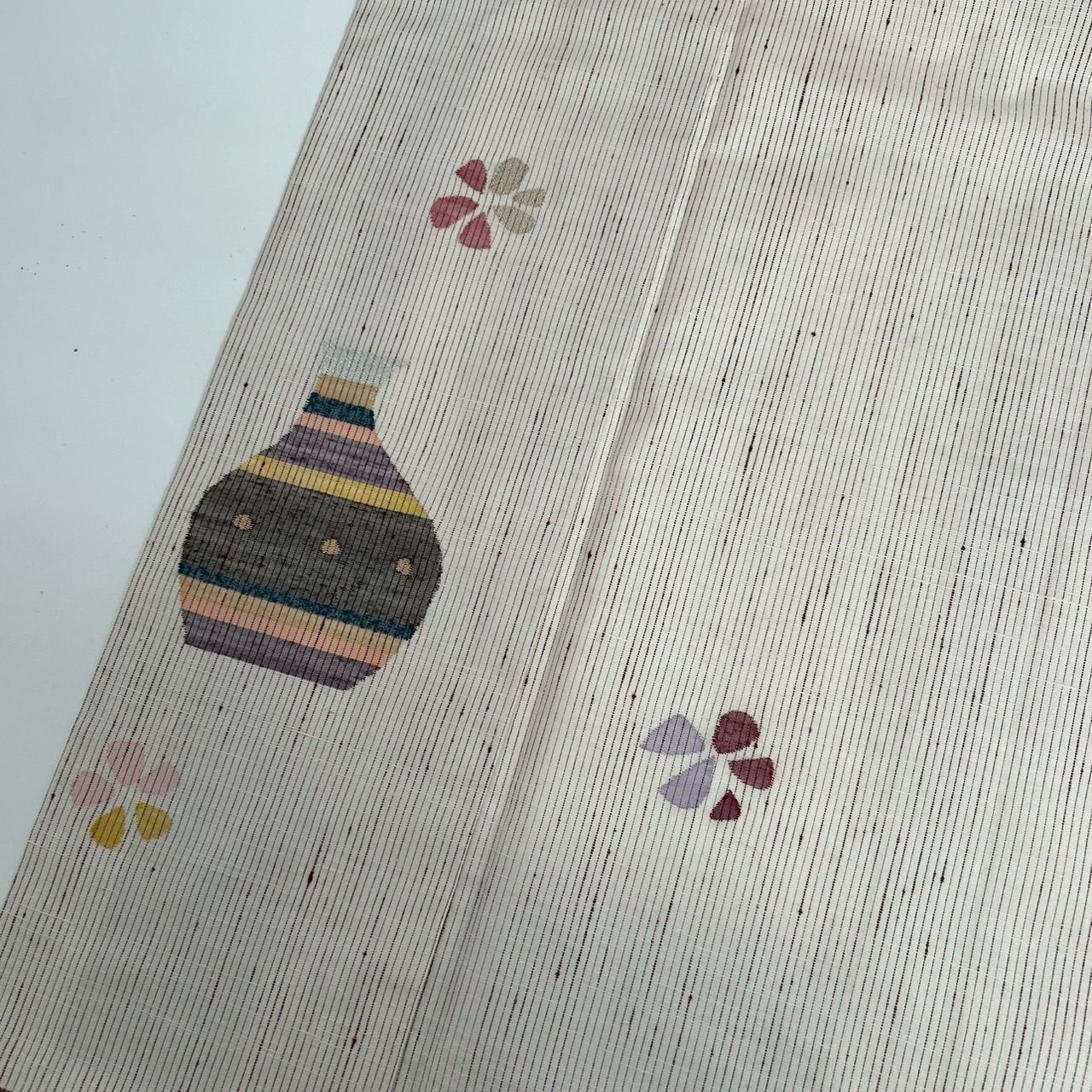 作家物 ぜんまい紬 東京ますいわ屋 染めと織 ガード加工 真綿 正絹