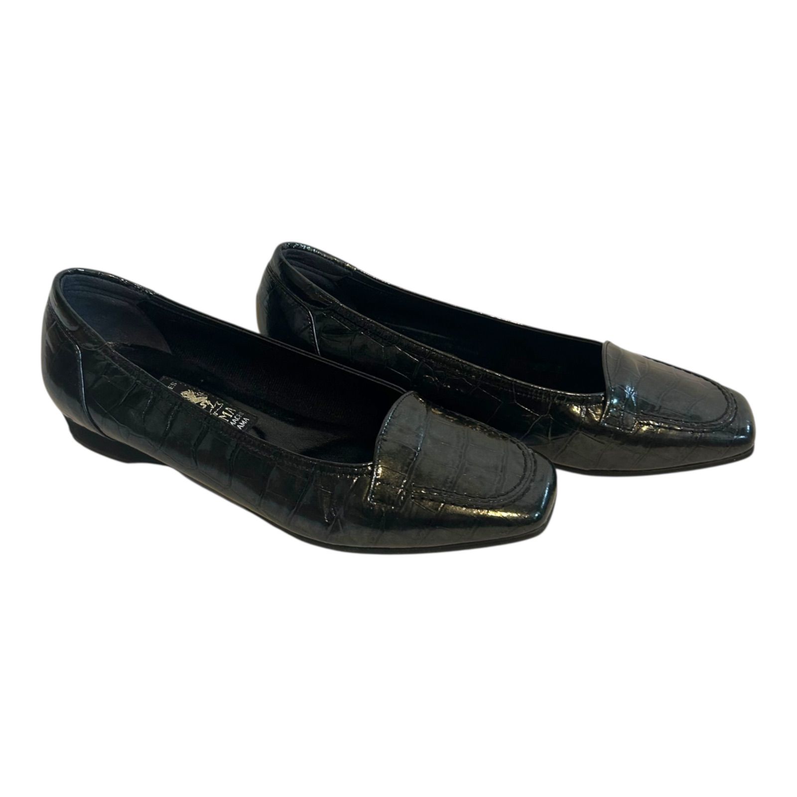 MIHAMA ブラック フラットシューズ 213 美品 セール】 カジュアル