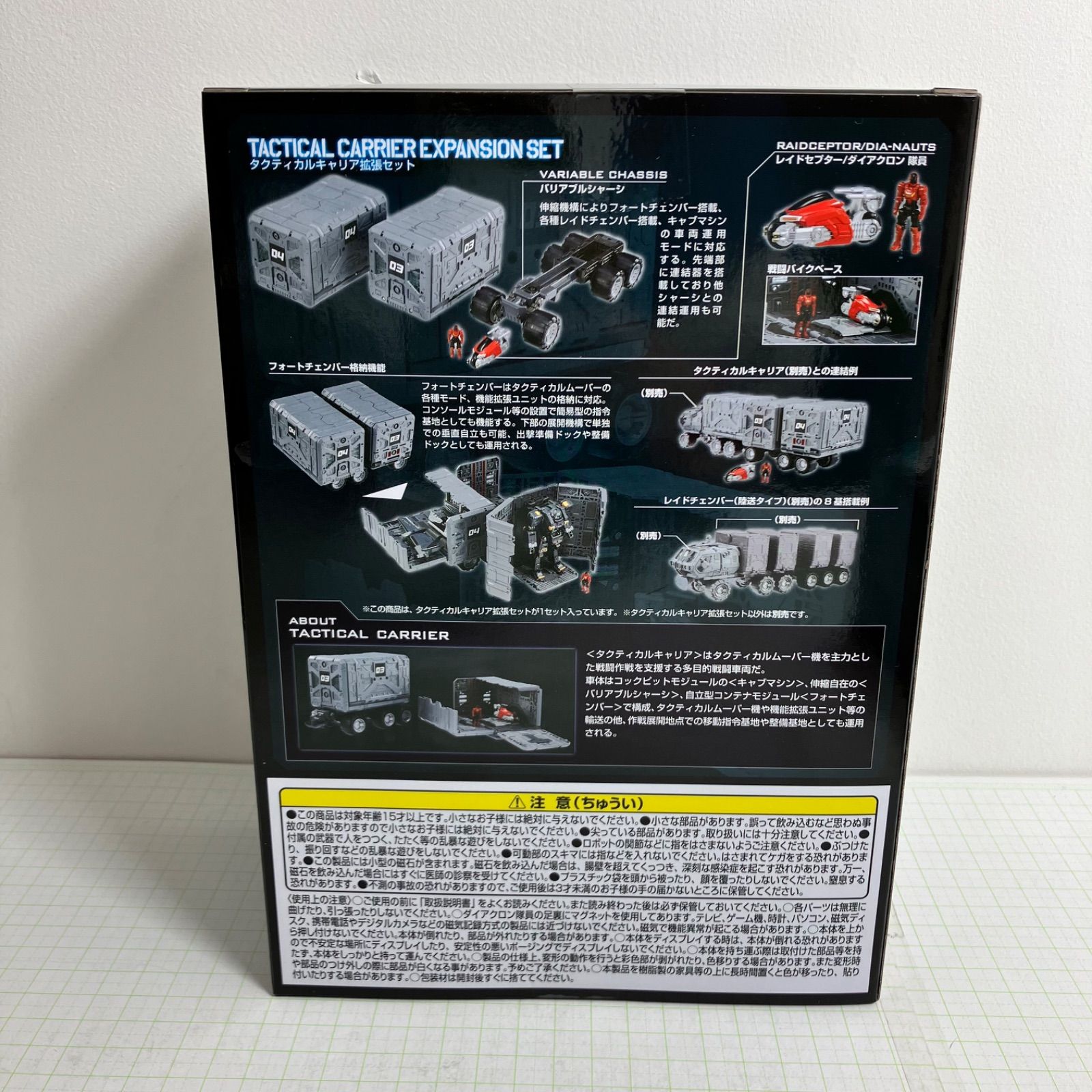 瀬戸店】未開封 タクティカルキャリア拡張セット ダイアクロン 