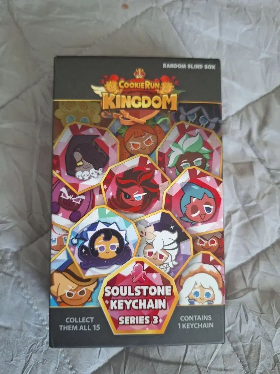 クッキーラン キングダム 魂の石 キーホルダー シリーズ3 ブラック