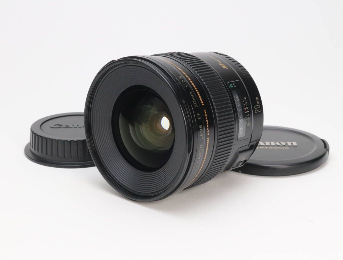 B 並品 Canon キヤノン EF 20mm F2.8 USM 初期不良返品対応 111-104
