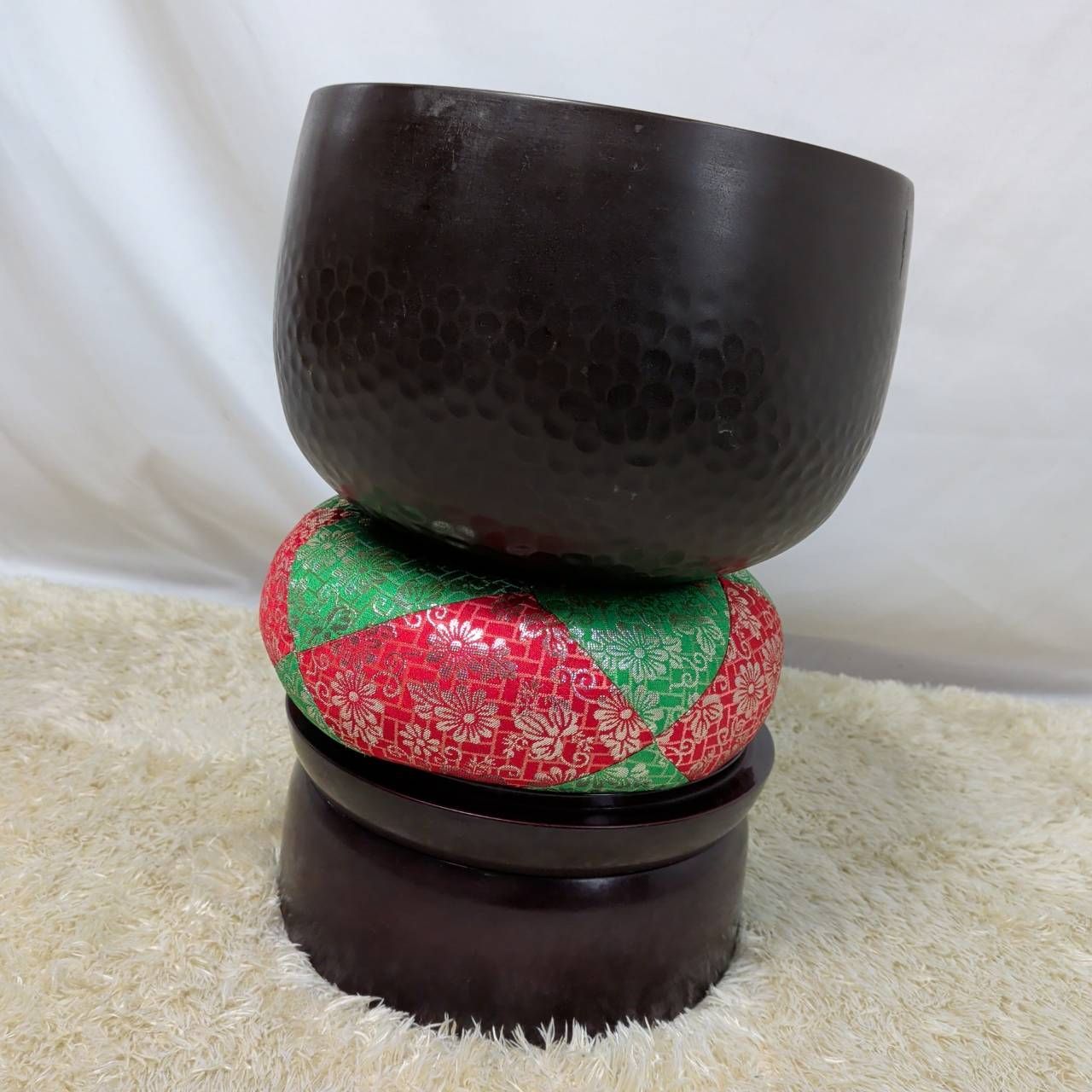 仏具セット おりん 大 8寸 8号 りん布団 台 りん棒 傷汚れあり WWW_OPDRERGINERDOGAN_COM