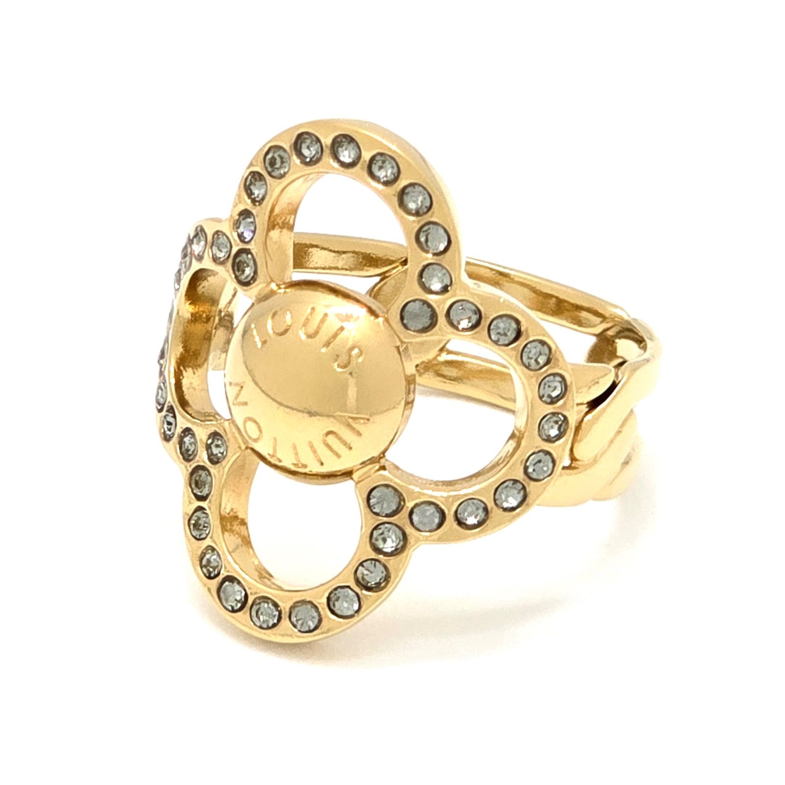 LOUIS VUITTON ルイヴィトン M66089 バーグ フラワーパワー リング S